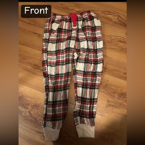 Red Plaid Pajama Pants